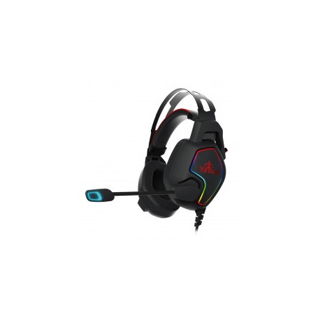 AUDIFONOS DE DIADEMA GAMER YEYIAN VICIOUS SERIE 3000 YDV-33403 AURICULARES ALAMBRICOS 2M USB 3.5MM 20-2000HZ COLOR NEGRO