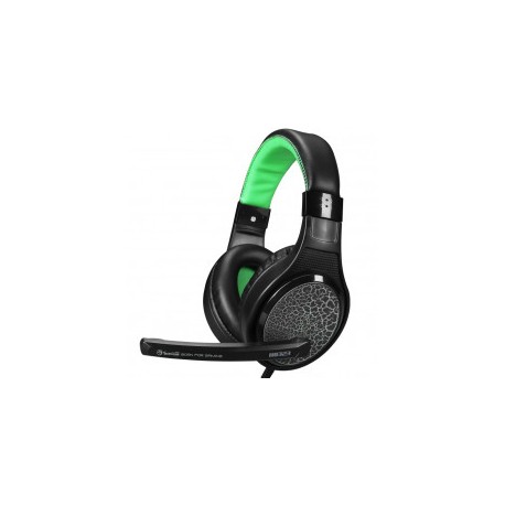 AUDIFONOS DE DIADEMA GAMING SCORPION H8323 HEADSET MARVO VERDE NEGRO