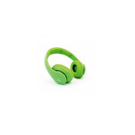 AUDIFONOS DE DIADEMA VORAGO HEADPHONES HP- 204 ALTA FIDELIDAD VERDE