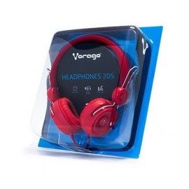 AUDIFONOS DE DIADEMA VORAGO HEADPHONES HP- 205 ROJO