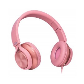 AUDIFONOS DE DIADEMA ACTECK MOBIFREE MM-300 METALICO ROSA