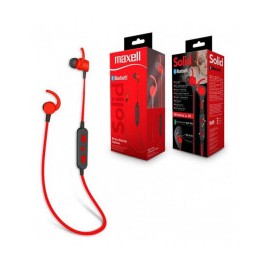 AUDIFONOS MAEL BT-100 BLUETOOTH C/MIC COLOR ROJO