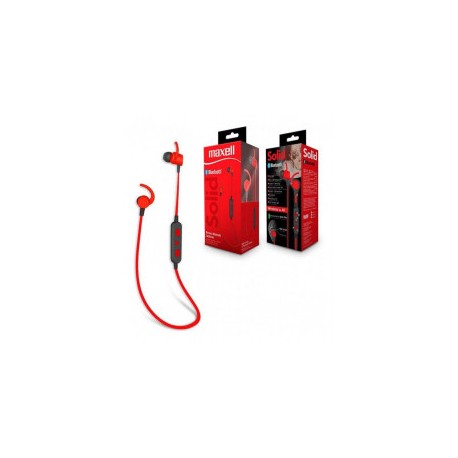 AUDIFONOS MAEL BT-100 BLUETOOTH C/MIC COLOR ROJO