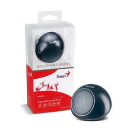BOCINA MINI PORTABLE SPEAKER GENIUS NEGRA