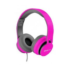 AUDIFONOS DE DIADEMA ACTECK ON-EAR CON MICROFONO URBAN KAOS LILA MB-916370