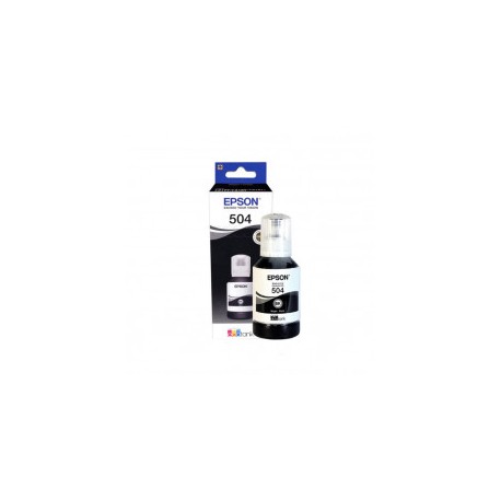 BOTE DE TINTA EPSON 504 NEGRO T504120