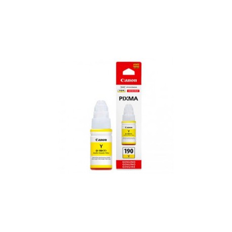 BOTE DE TINTA CANON PIXMA 190 AMARILLO GI-190