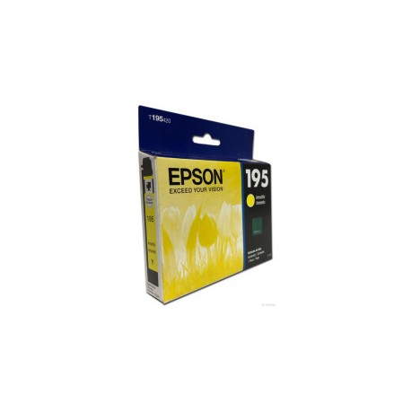 CARTUCHO EPSON COLOR AMARILLO 195