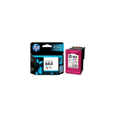 CARTUCHO HP 664 COLOR F6V28AL