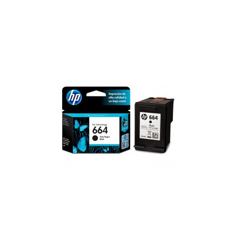 CARTUCHO HP 664 NEGRO F6V29AL