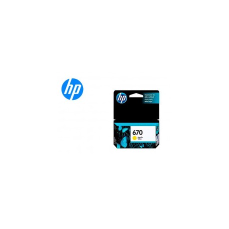 CARTUCHO HP 670 AMARILLO