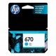 CARTUCHO HP COLOR AZUL 670