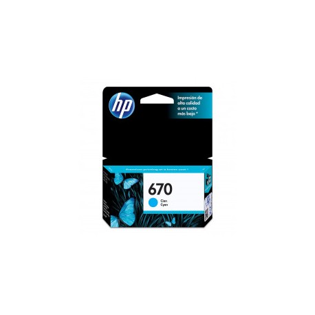 CARTUCHO HP COLOR AZUL 670