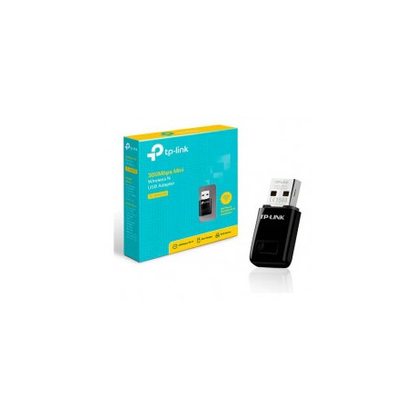 ADAPTADOR INALAMBRICO TPLINK TL-WN823N 300MBPS MINI NEGRO