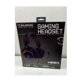 AUDIFONOS DE DIADEMA GAMING HESIX USB RGB NEGRO ACTECK BALAM RUSH SPECTRUM BR-929776