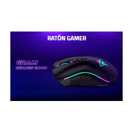 MOUSE GAMER YEYIAN OPTICO SERIE 2000 YMG- 24110N ALAMBRICO USB 6400DPI COLOR NEGRO