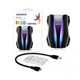 DISCO DURO 2TB EXTERNO ADATA HD7705 RGB LIGHTING