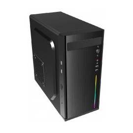 GABINETE ACTECK FUSION X500 MICRO ATX LED NEGRO AC-929530
