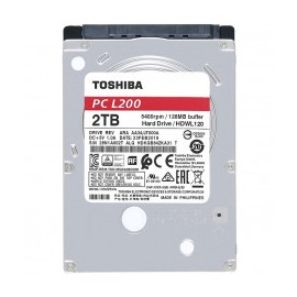 DISCO DURO INTERNO TOSHIBA PARA LAPTOP 2TB L200 2.5 HDWL120UZSVA 64MB 5400R