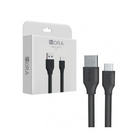 CABLE USB PARA CARGA DE DATOS TIPO C COLOR NEGRO