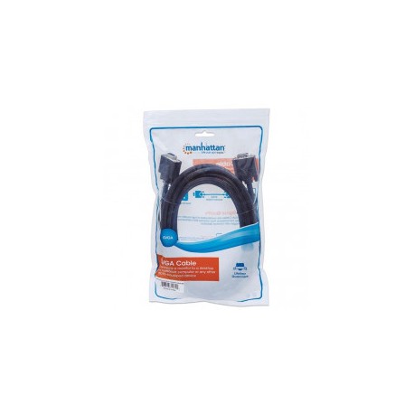 CABLE MANHATTAN VGA 8MM HD15 M-M 4.5M