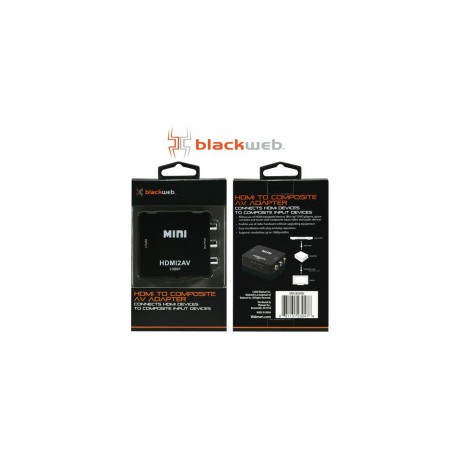 CONVERTIDOR S-VIDEO A HDMI BLACKWEB